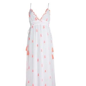 Tessora Neon Peach Nina Maxi Dress